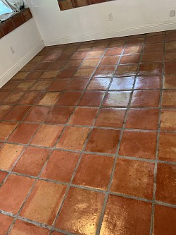 Mexican tile cleaning and seal